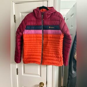 Cotopaxi Women’s Colorful Puffer Jacket - Red, Purple, Orange